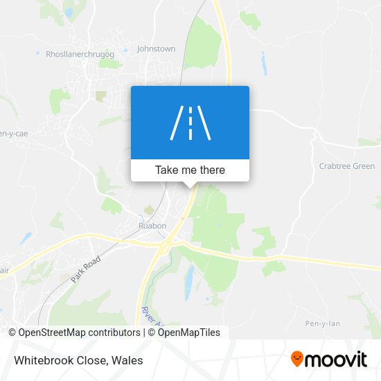 Whitebrook Close map
