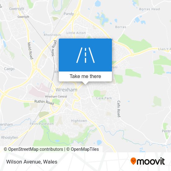 Wilson Avenue map