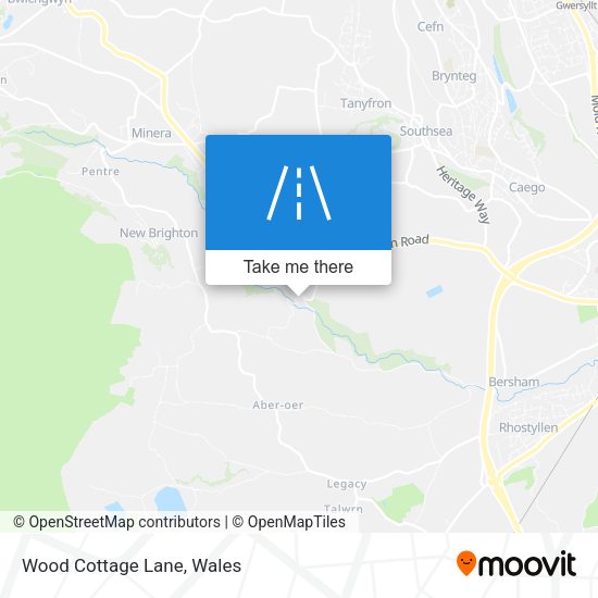 Wood Cottage Lane map