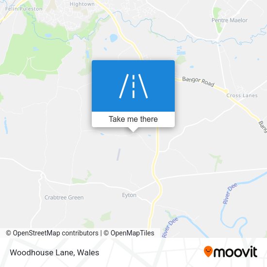 Woodhouse Lane map