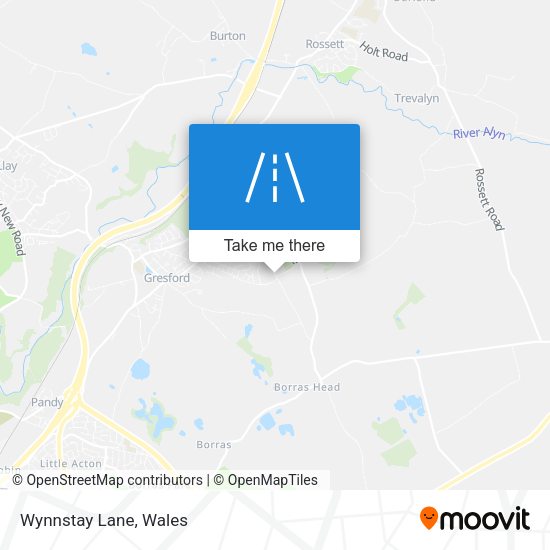Wynnstay Lane map