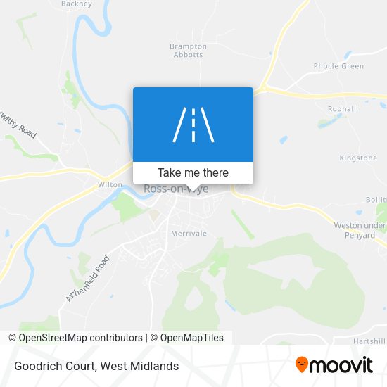 Goodrich Court map