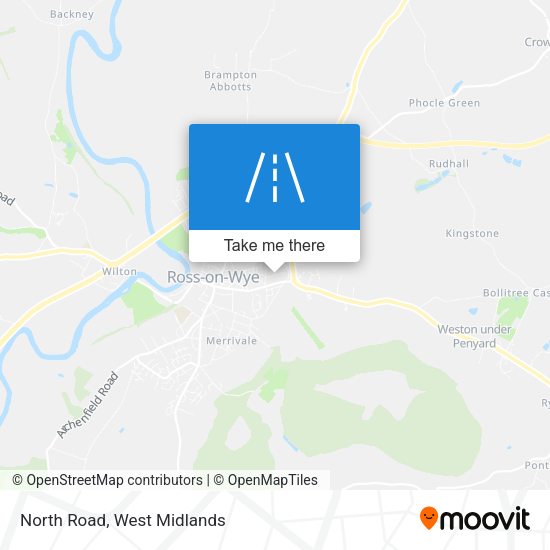 North Road map
