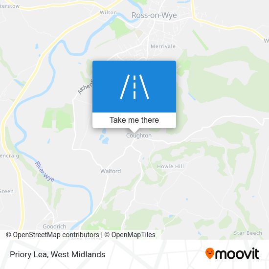 Priory Lea map