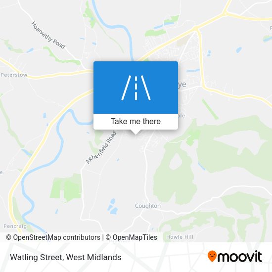 Watling Street map