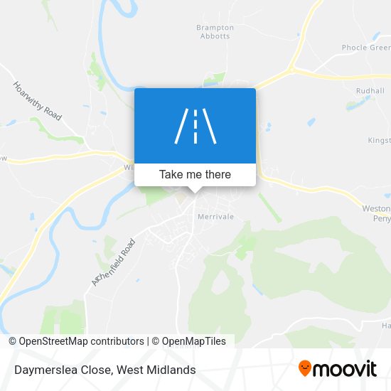 Daymerslea Close map