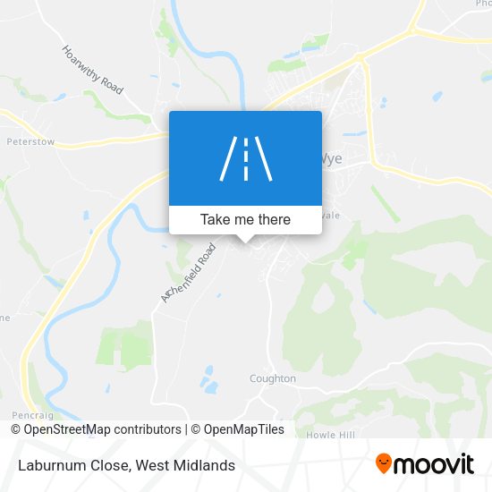 Laburnum Close map