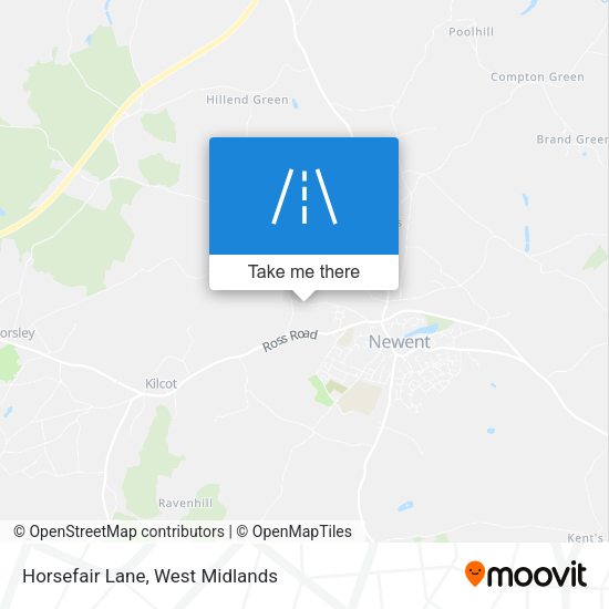 Horsefair Lane map