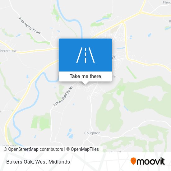Bakers Oak map