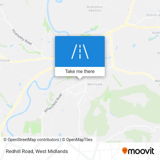 Redhill Road map