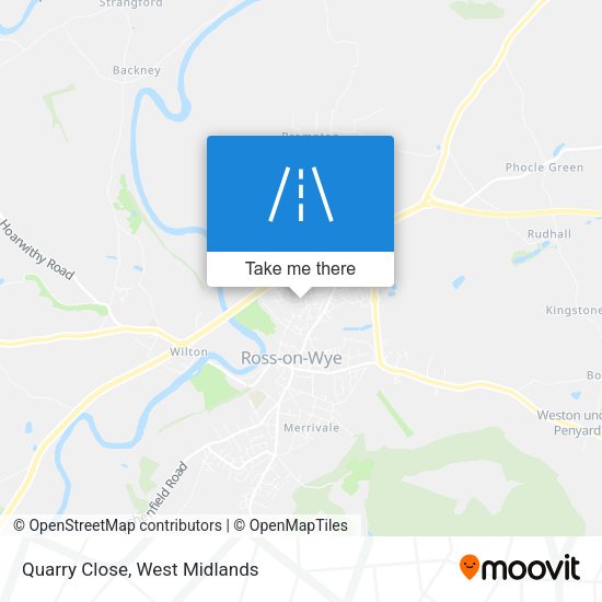 Quarry Close map