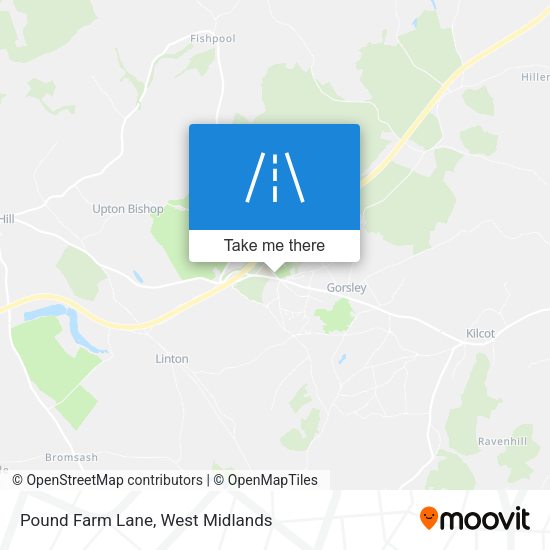 Pound Farm Lane map