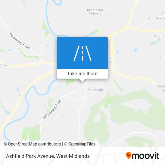 Ashfield Park Avenue map