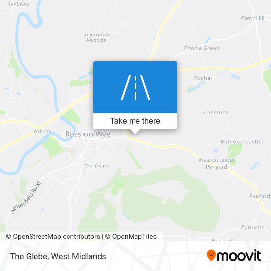 The Glebe map