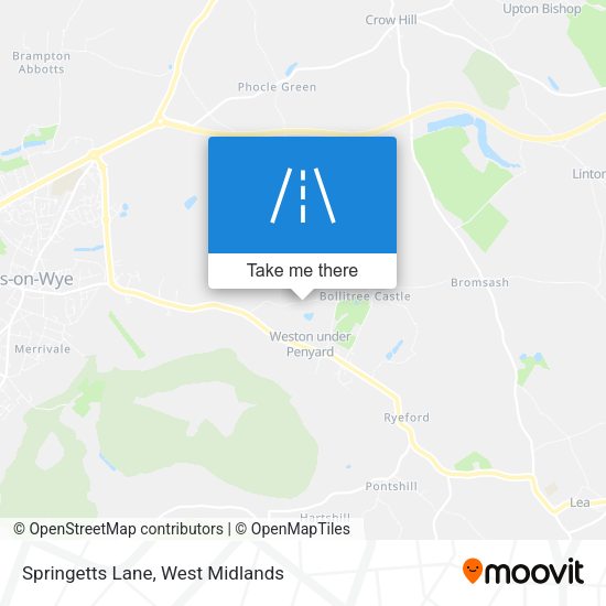 Springetts Lane map