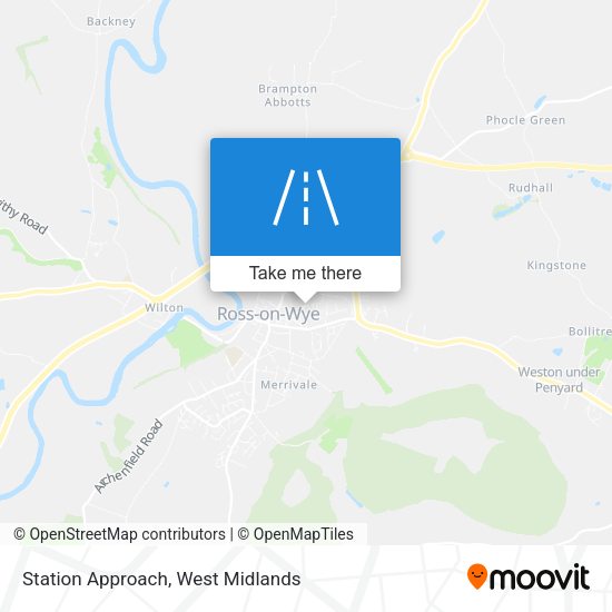 Station Approach map