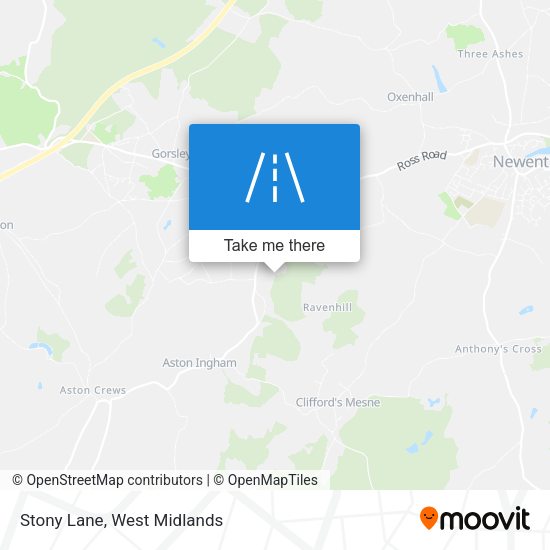 Stony Lane map