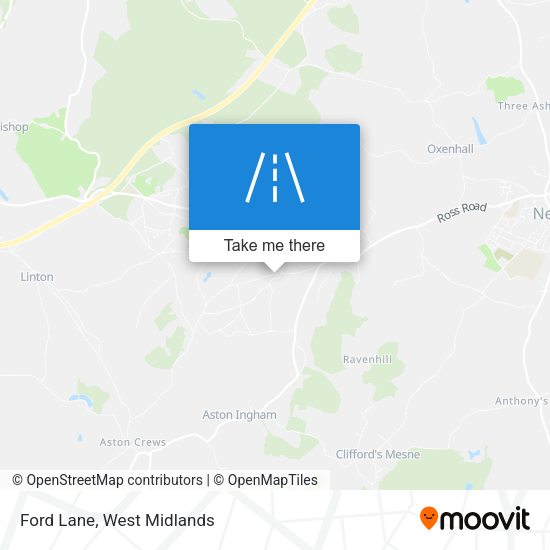 Ford Lane map