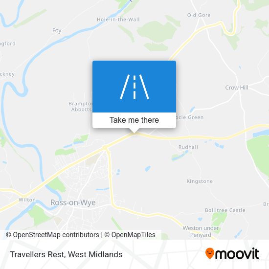 Travellers Rest map