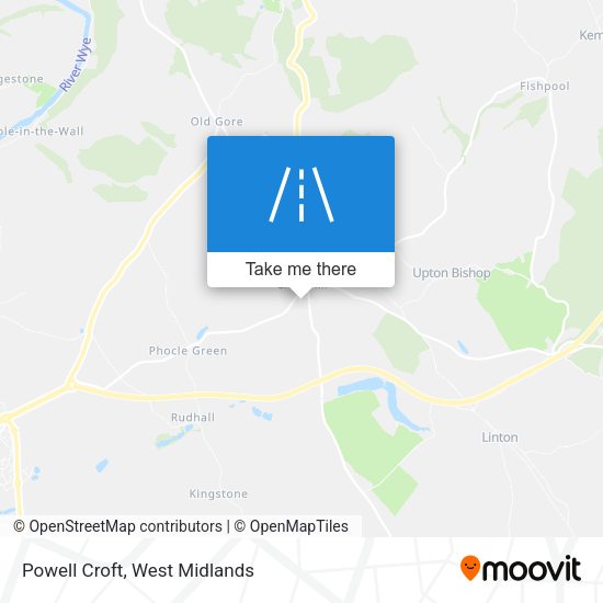 Powell Croft map