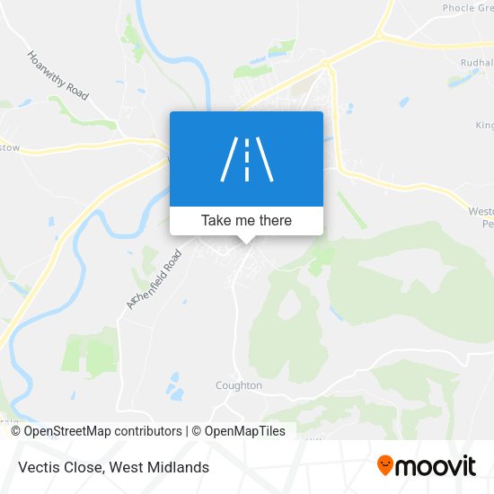 Vectis Close map