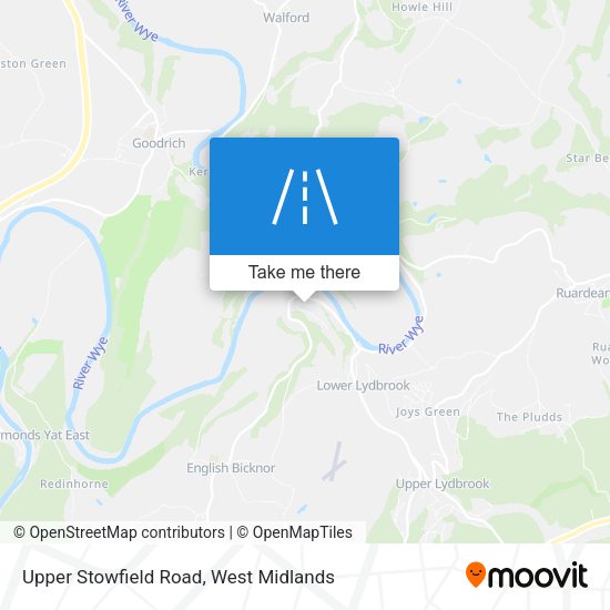 Upper Stowfield Road map