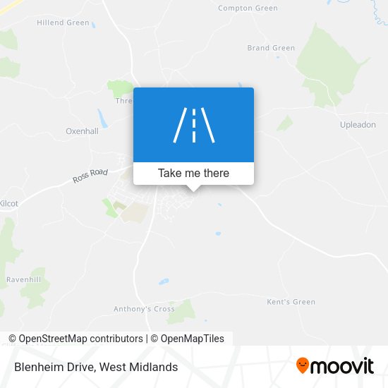Blenheim Drive map