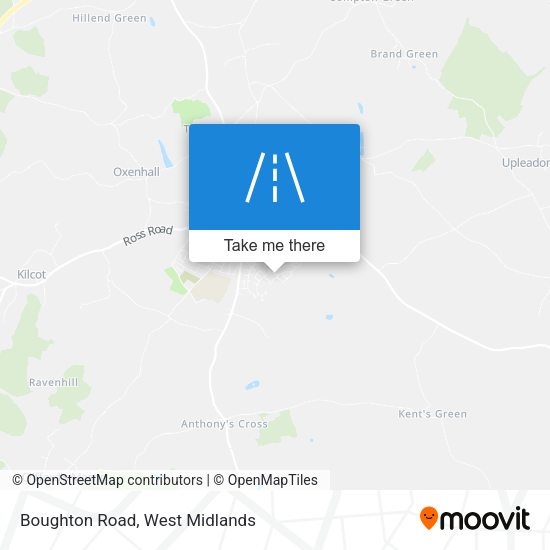 Boughton Road map