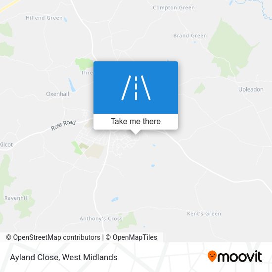 Ayland Close map