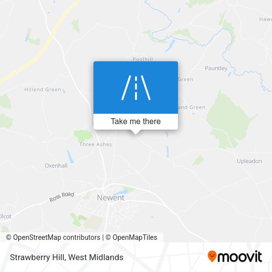 Strawberry Hill map