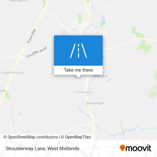 Shoulderway Lane map