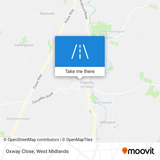 Oxway Close map