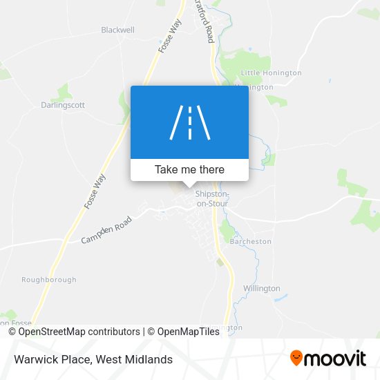 Warwick Place map