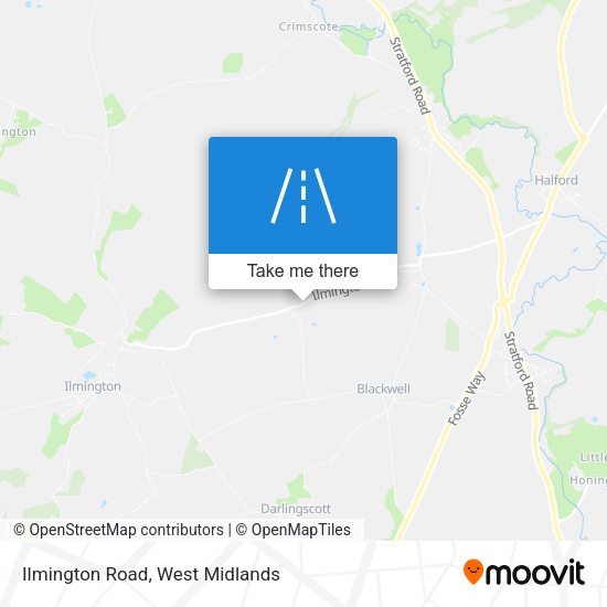 Ilmington Road map