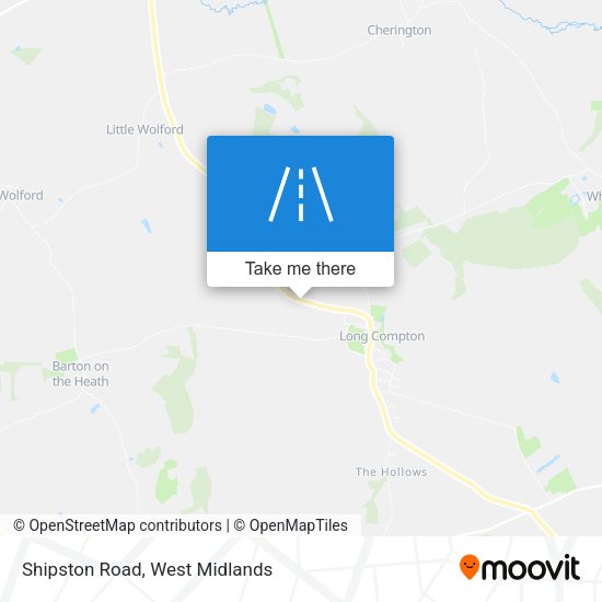 Shipston Road map