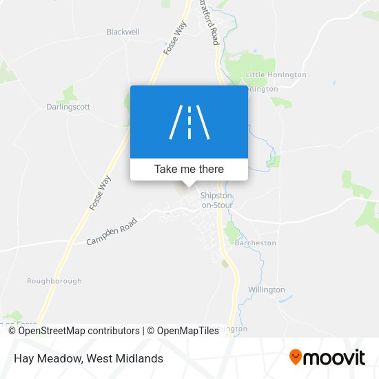 Hay Meadow map