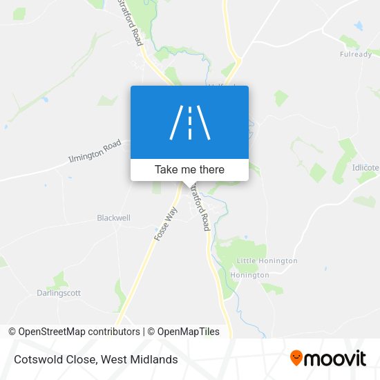Cotswold Close map