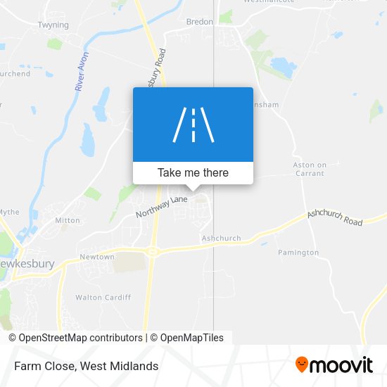 Farm Close map
