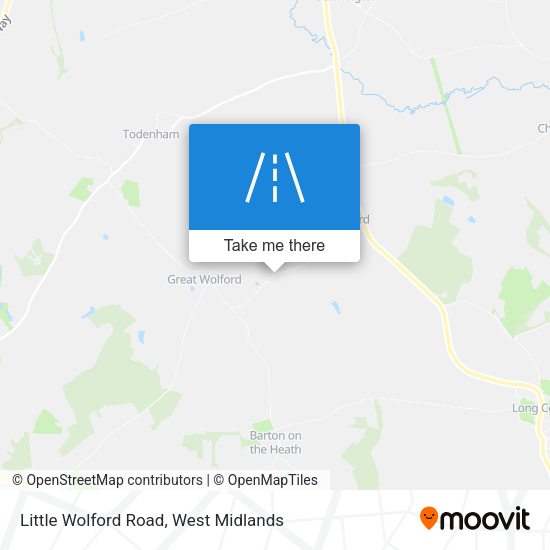 Little Wolford Road map