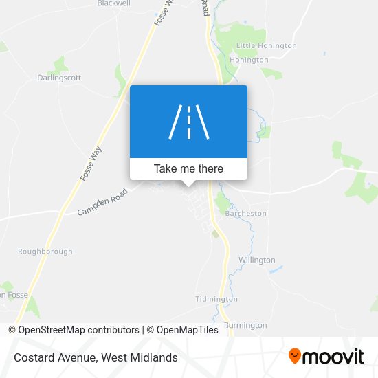 Costard Avenue map