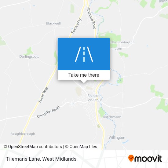 Tilemans Lane map