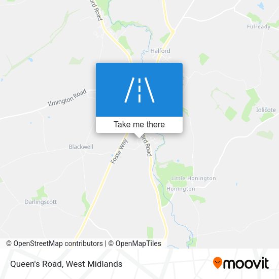 Queen's Road map
