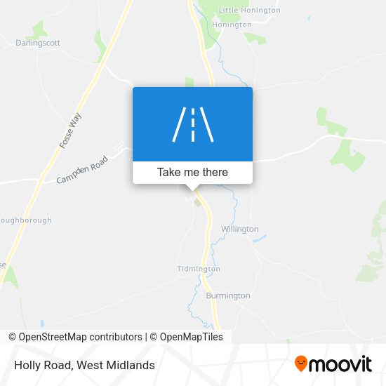 Holly Road map