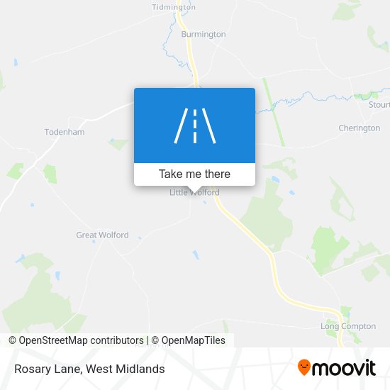 Rosary Lane map