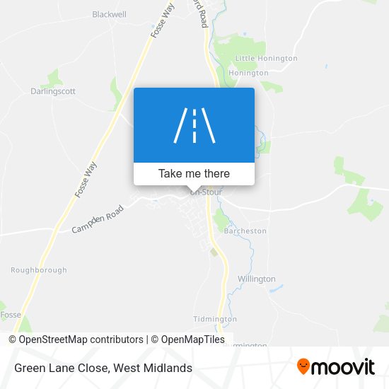 Green Lane Close map