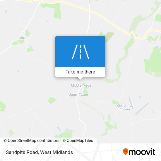 Sandpits Road map