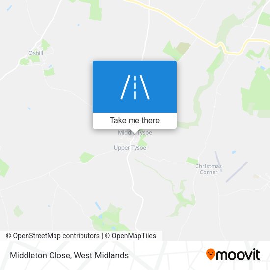 Middleton Close map
