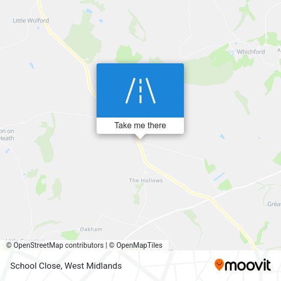 School Close map