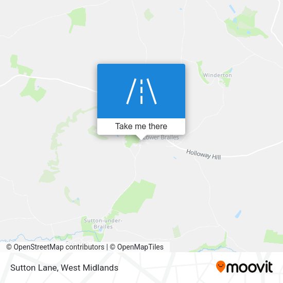 Sutton Lane map