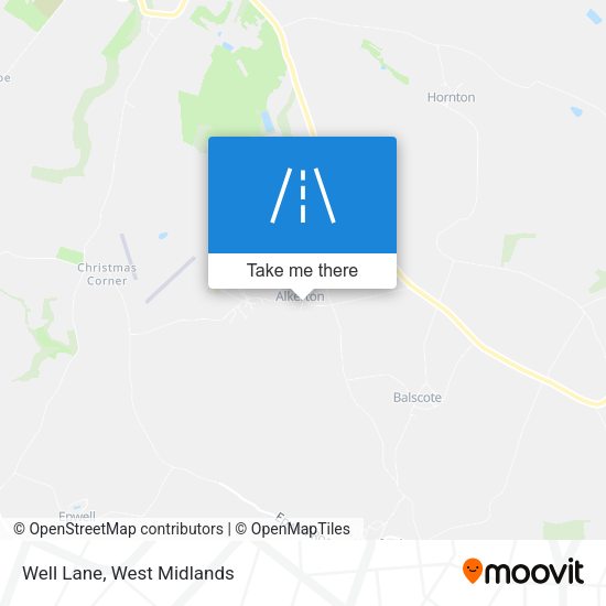 Well Lane map